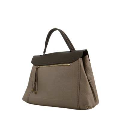 BORSA A MANO VIOLA