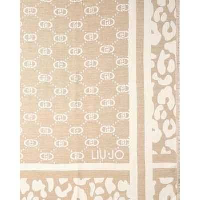 SCIARPA JACQUARD MONOGRAM ANIMAL