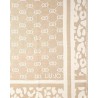 SCIARPA JACQUARD MONOGRAM ANIMAL