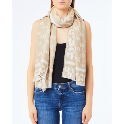 SCIARPA JACQUARD MONOGRAM ANIMAL
