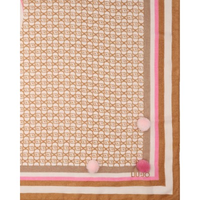 SQUARE SCARF LOGOSQUARE