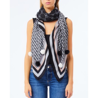SQUARE SCARF LOGOSQUARE