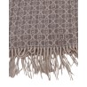 SCARF BRUSHED LOGO OVAL