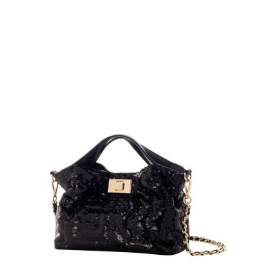 BORSA A MANO RACHELE SEQUIN QUILTED BORSA A MANO RACHELE SEQUIN QUILTED