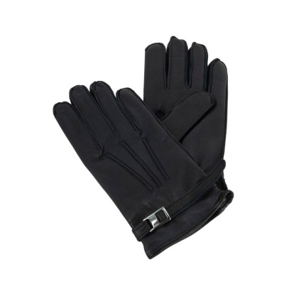 HANDSCHUH MIT RIEMEN UND SCHNALLE