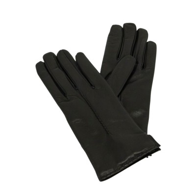 HANDSCHUH MIT GROSSEM UMSCHLAG UND FEINER STICKEREI