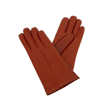 HANDSCHUH MIT GROSSEM UMSCHLAG UND FEINER STICKEREI