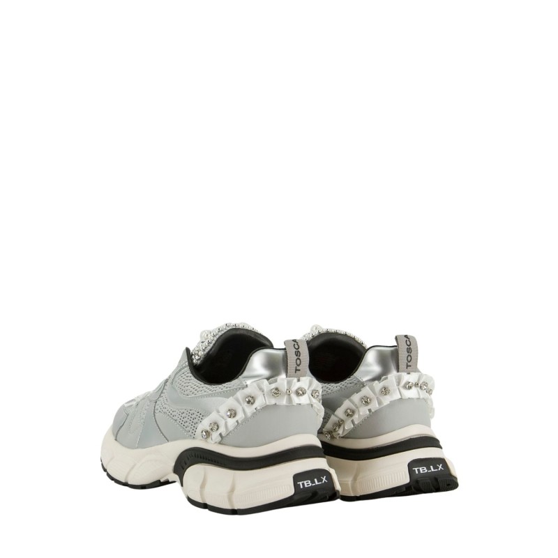 Damenschuhe SchÃ¶ne Neue Schuhe Tosca Blu SCHÖNE PERLEN-SNEAKER