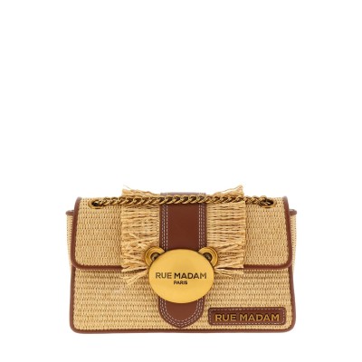 MINI BAG TEDDY IT-BAG STRAW FRINGES