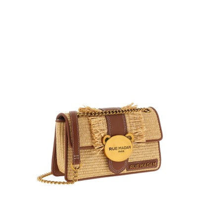 BORSA MINI TEDDY IT-BAG STRAW FRINGES
