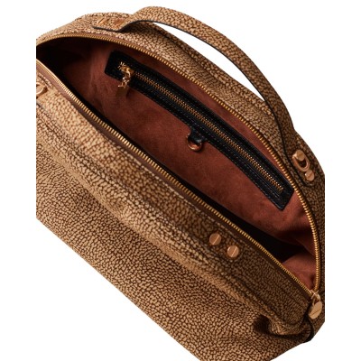 HANDBAG OP SUEDE