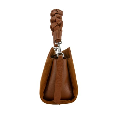 BORSA A SPALLA BOHEME SUEDE BIMATERIAL