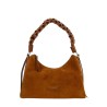 SHOULDER BAG BOHEME SUEDE BIMATERIAL