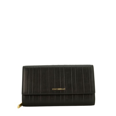 GELDTASCHE METALLIC PLISSE