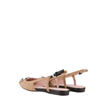 SLINGBACK C-ME ART.STRAW