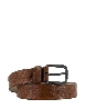GENUINE LEATHER BELT OSTRICH