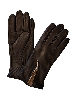 GLOVES WITH CONTRASTING ZIPPER