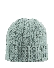 STRICKMÜTZE MIT ZÖPFEN