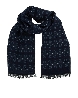 SCARF WITH FLOWERS AND POLKA DOTS