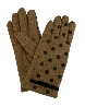 WOOL GLOVES WITH LARGE POLKA DOTS