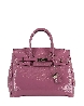HANDTASCHE LACKLEDER