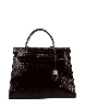 HANDTASCHE LACKLEDER
