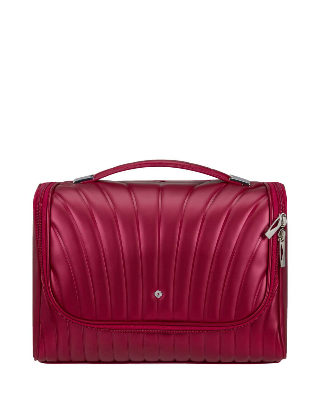 NWT Original DKNY Cleo Flap Phone Crossbody Bag Red Logo Pattern Embossed  Charm